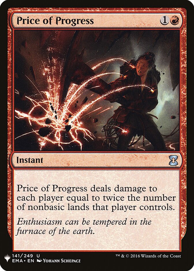 Price of Progress - carta Magic The Gathering