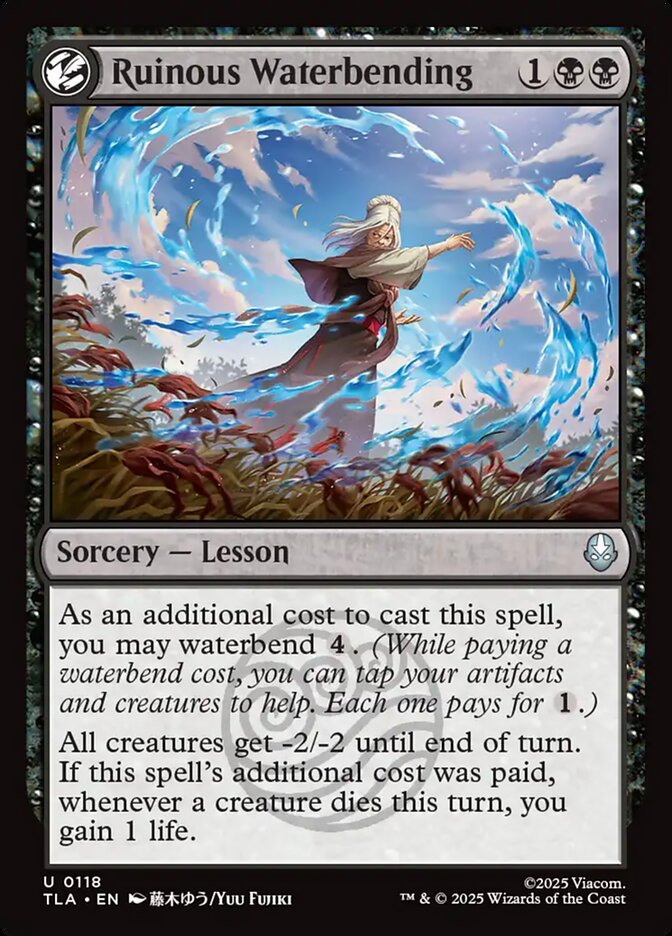 Ruinous Waterbending - carta Magic The Gathering