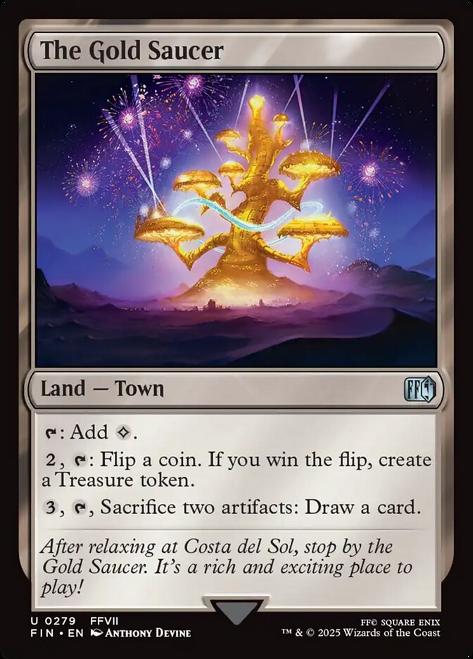 The Gold Saucer - carta Magic The Gathering