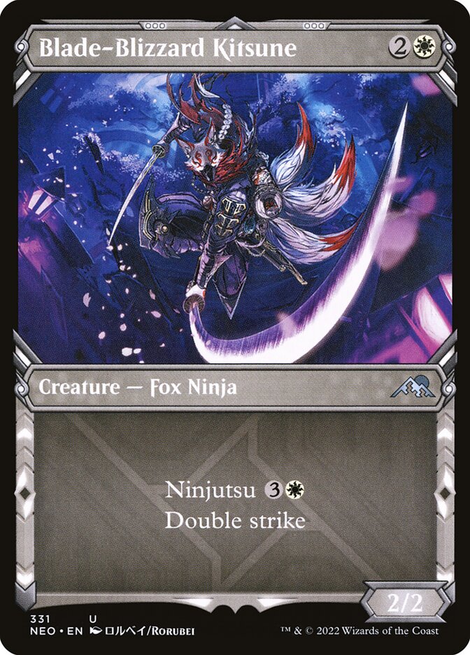 Blade-Blizzard Kitsune - carta Magic The Gathering
