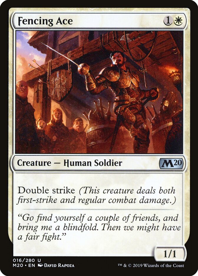 Fencing Ace - carta Magic The Gathering