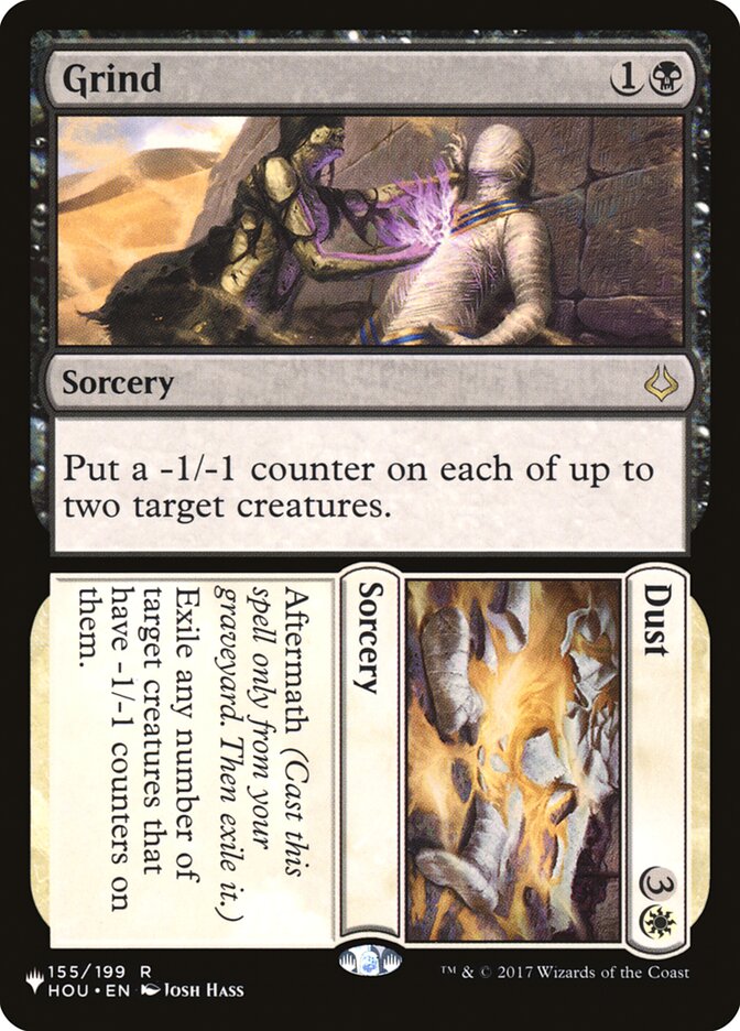 Grind // Dust - carta Magic The Gathering
