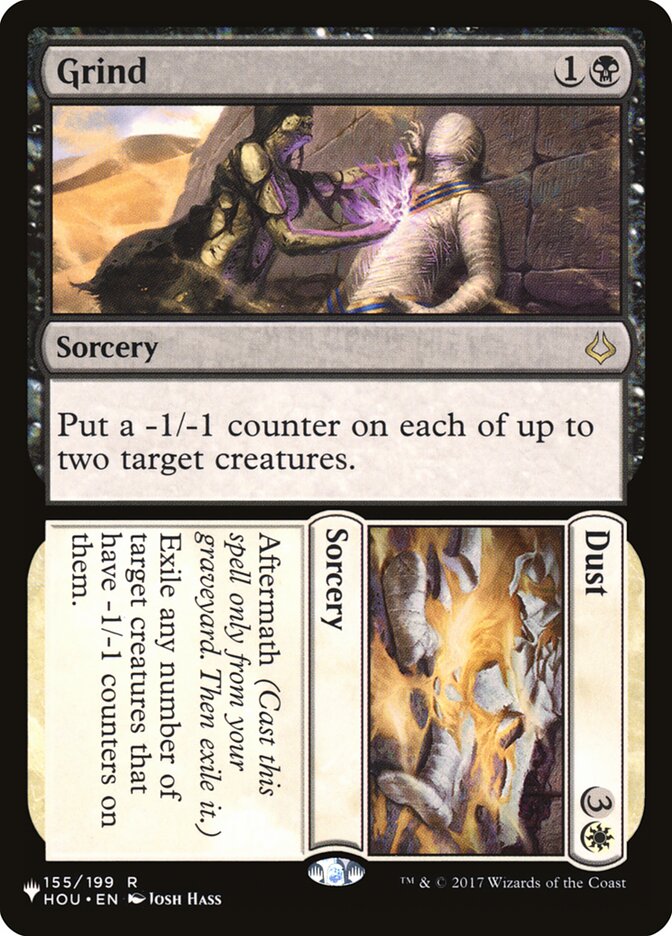 Grind // Dust - carta Magic The Gathering