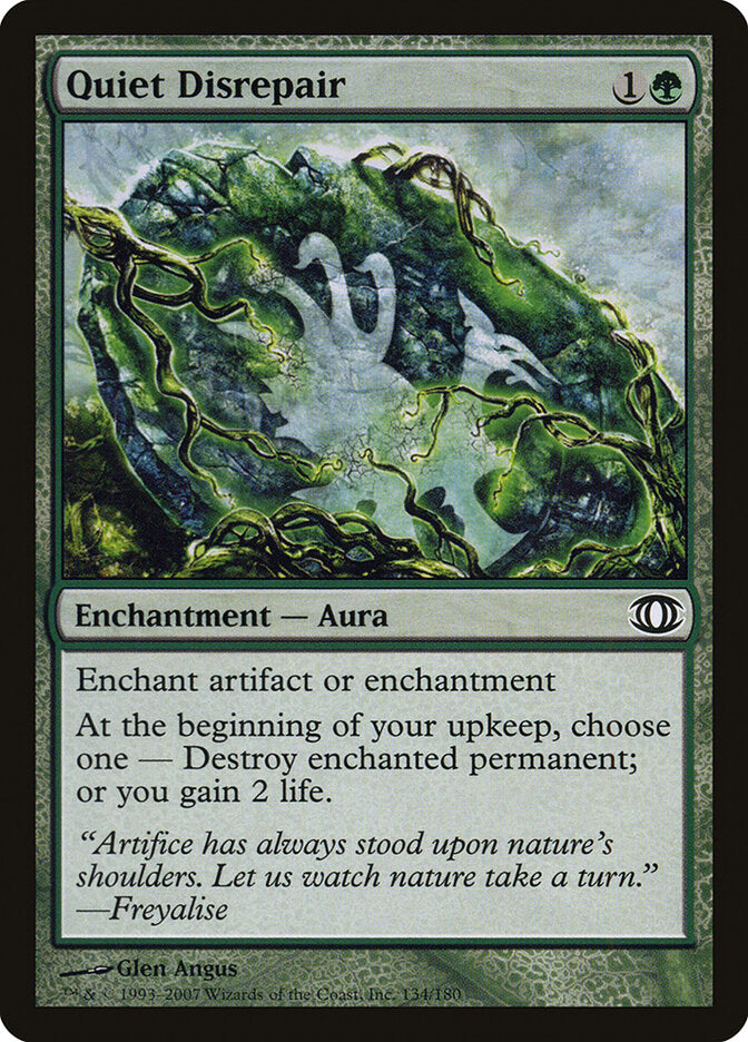 Quiet Disrepair - carta Magic The Gathering