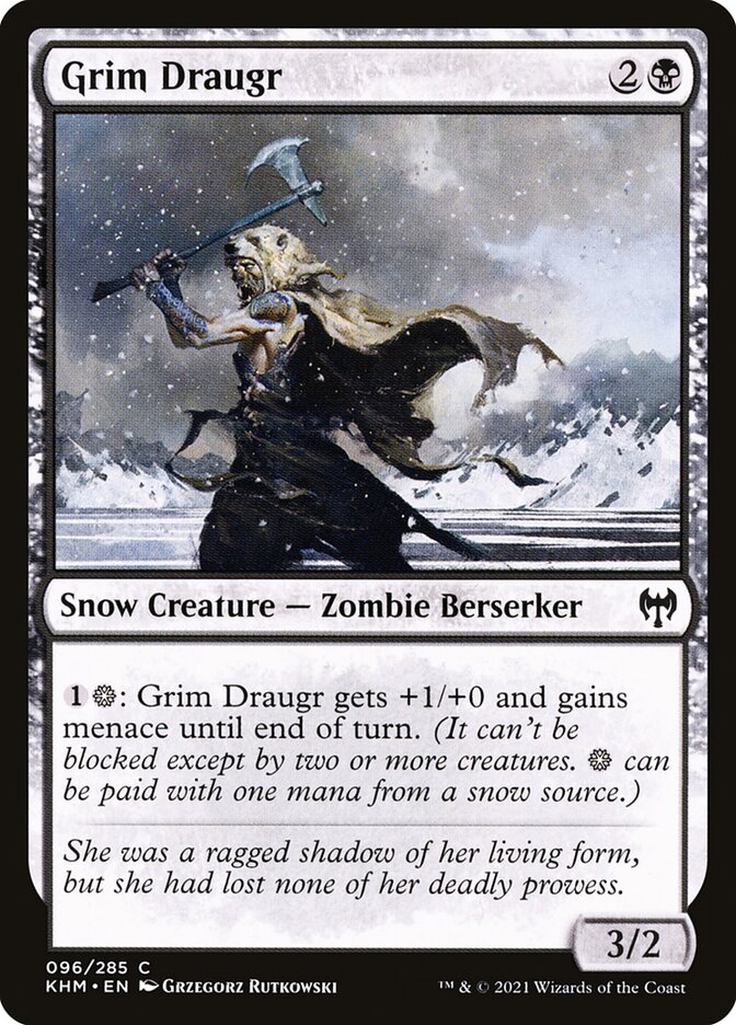 Grim Draugr - carta Magic The Gathering