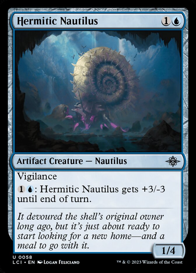 Hermitic Nautilus - carta Magic The Gathering