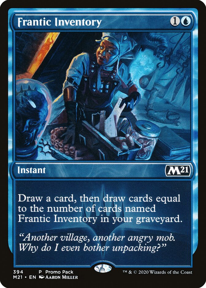 Frantic Inventory - carta Magic The Gathering