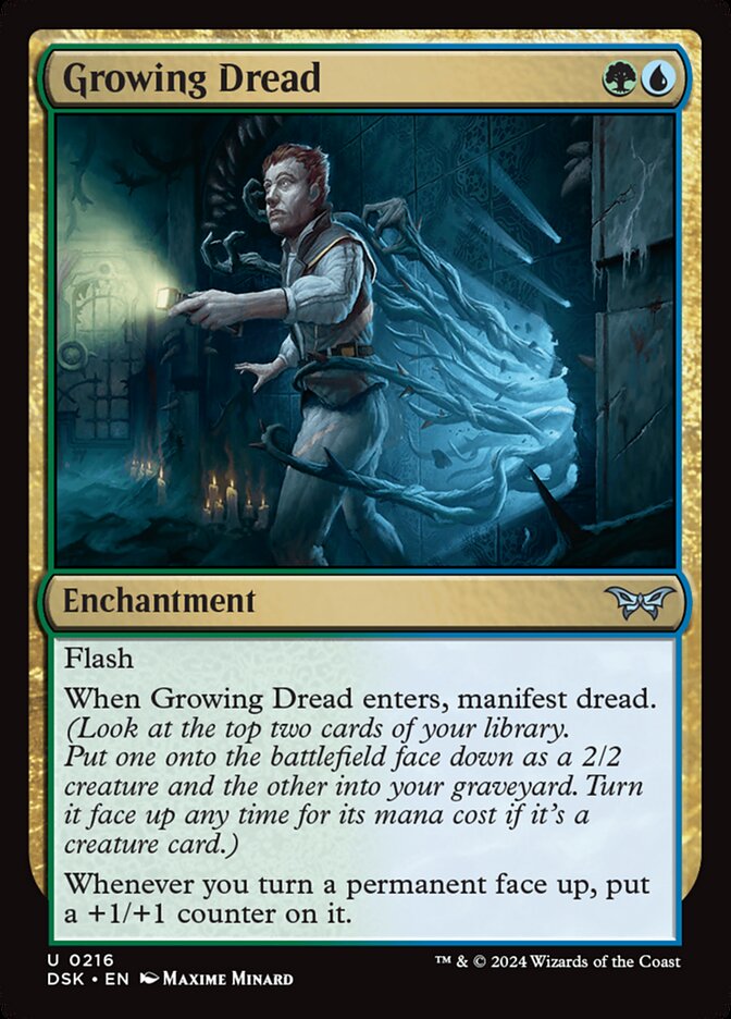 Growing Dread - carta Magic The Gathering