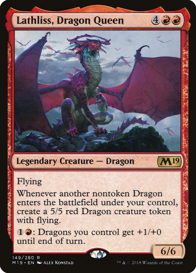 Lathliss, Dragon Queen - carta Magic The Gathering