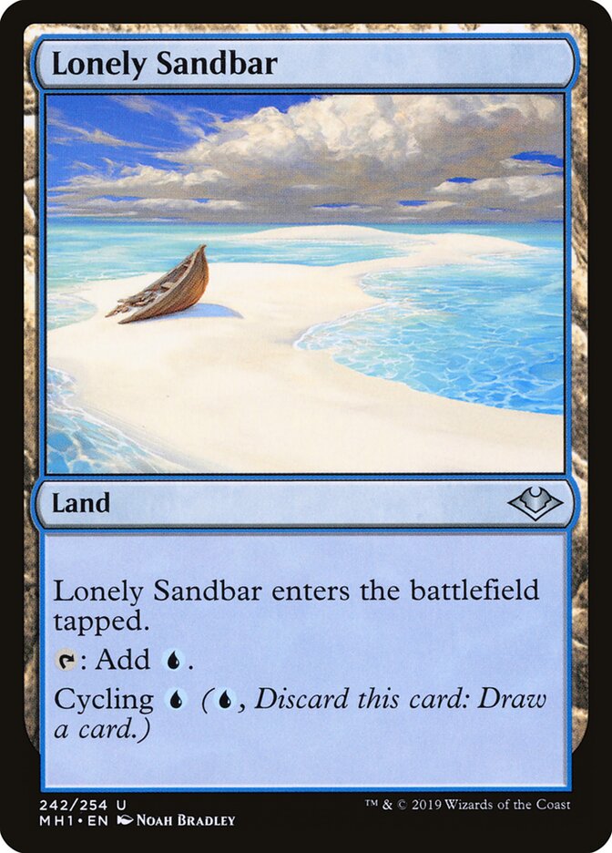 Lonely Sandbar - carta Magic The Gathering