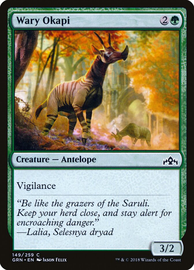 Wary Okapi - carta Magic The Gathering