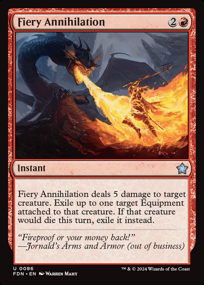 Fiery Annihilation - FDN-086-NF-BEG