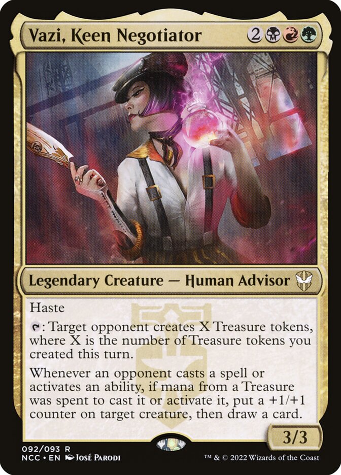 Vazi, Keen Negotiator - carta Magic The Gathering