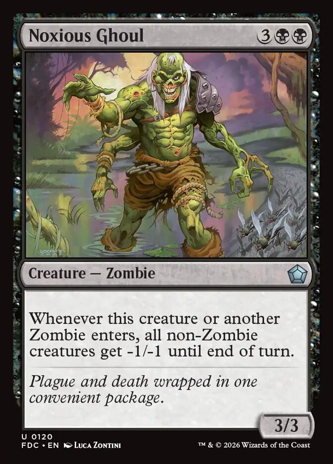 Noxious Ghoul - carta Magic The Gathering