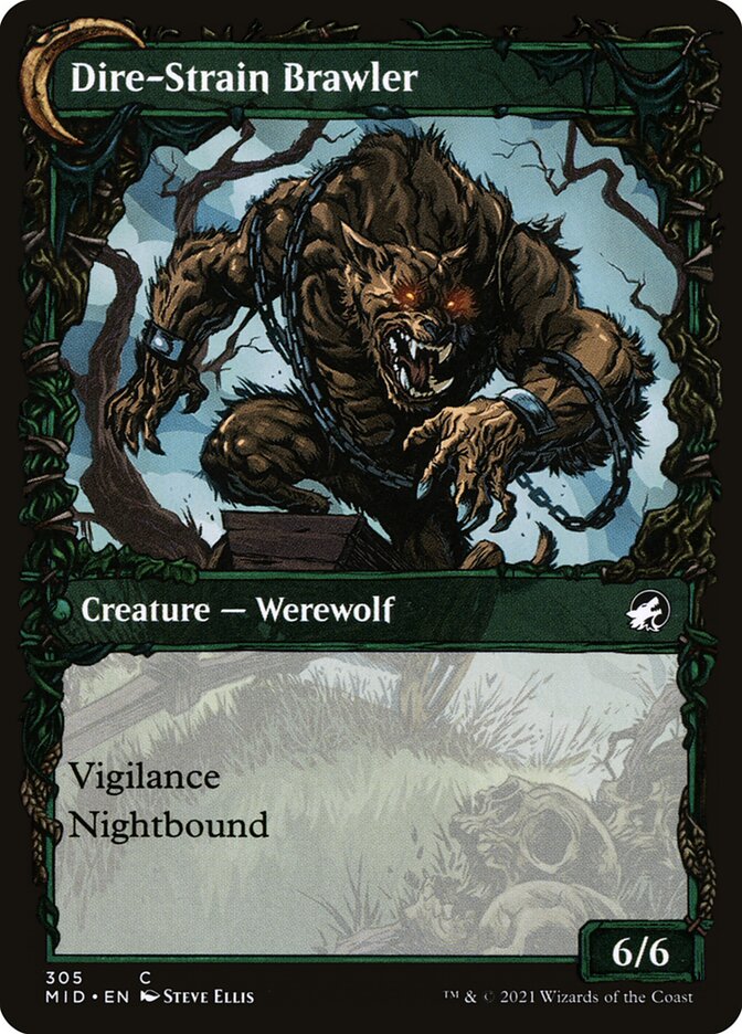 Dire-Strain Brawler - carta Magic The Gathering