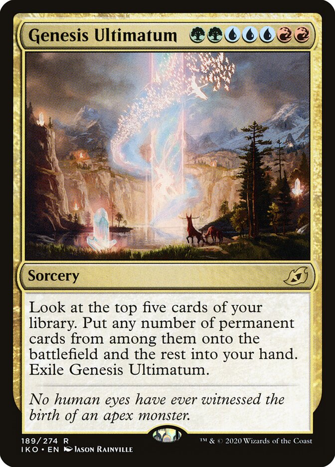 Genesis Ultimatum - carta Magic The Gathering