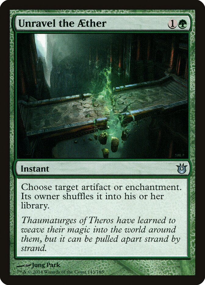 Unravel the Aether - carta Magic The Gathering