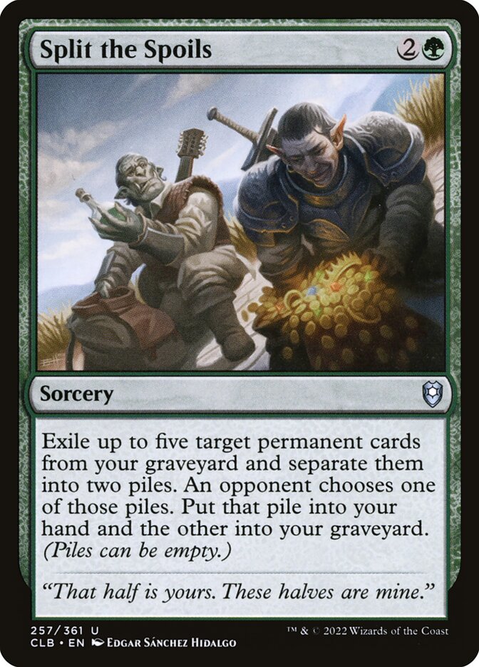 Split the Spoils - carta Magic The Gathering