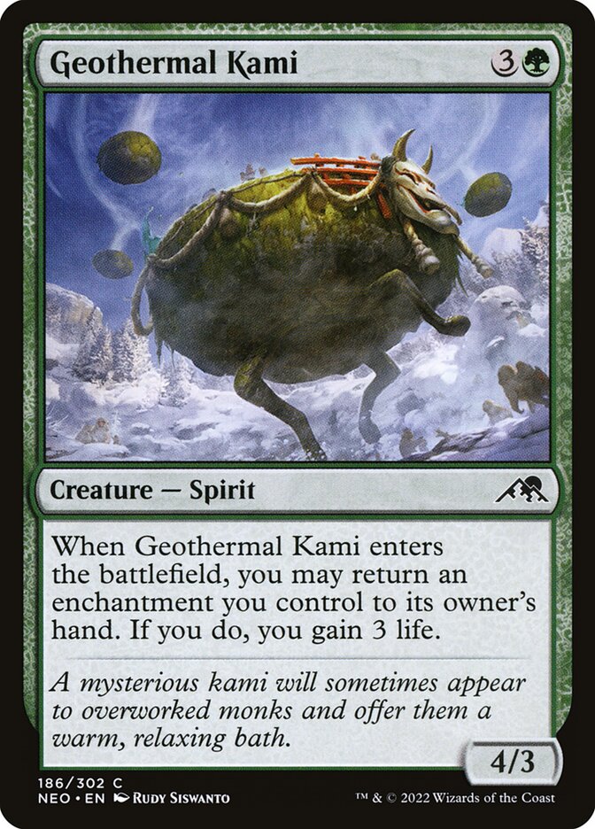 Geothermal Kami - carta Magic The Gathering