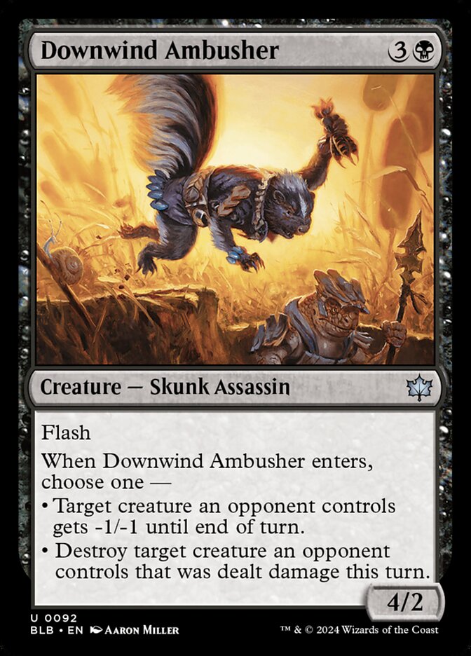 Downwind Ambusher - carta Magic The Gathering