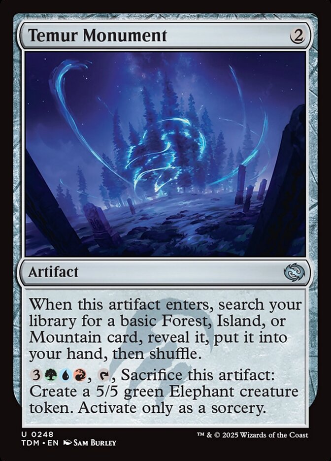 Temur Monument - carta Magic The Gathering