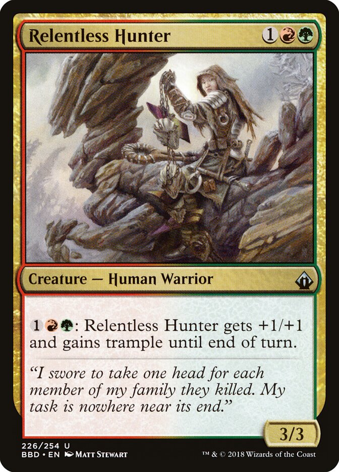 Relentless Hunter - carta Magic The Gathering