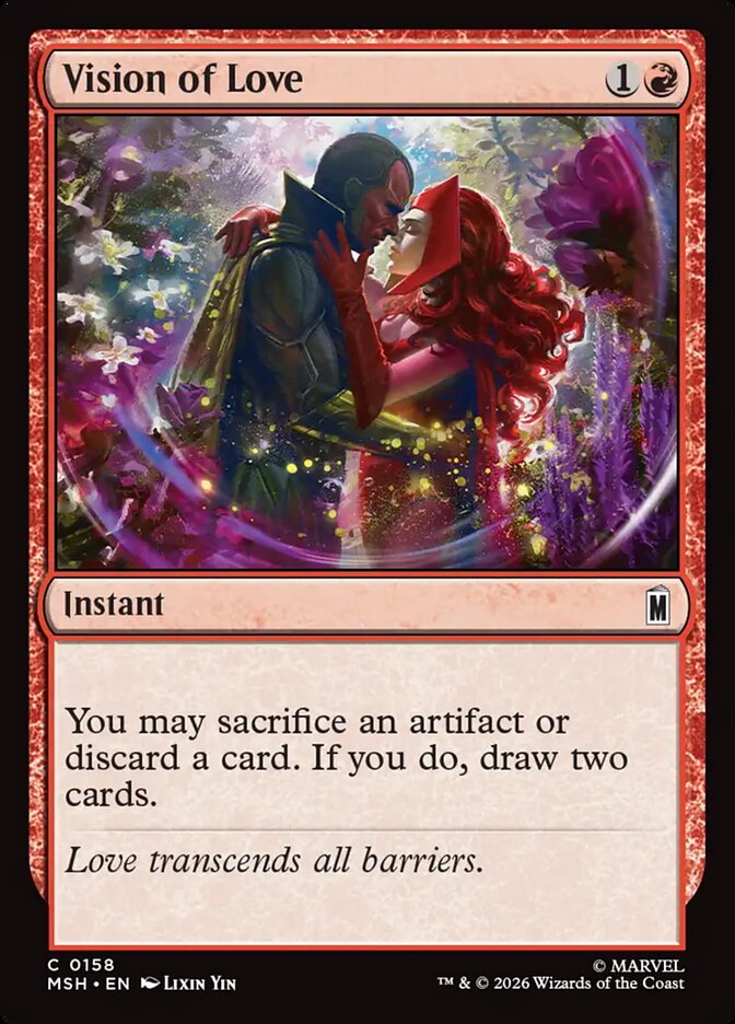 Vision of Love - carta Magic The Gathering