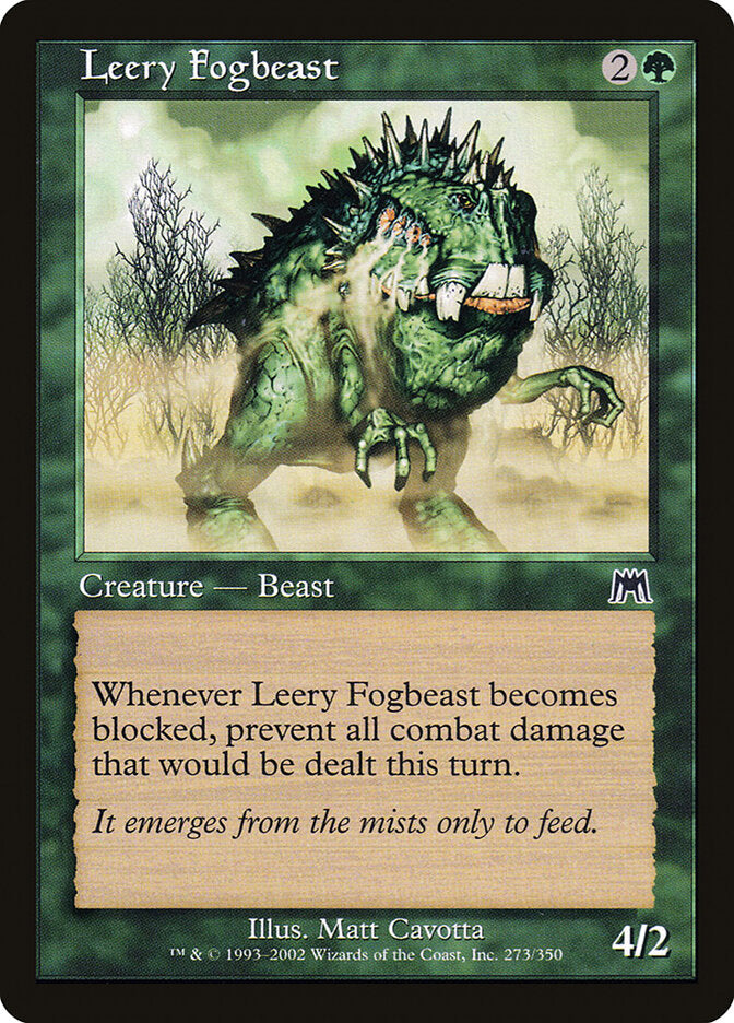 Leery Fogbeast - carta Magic The Gathering