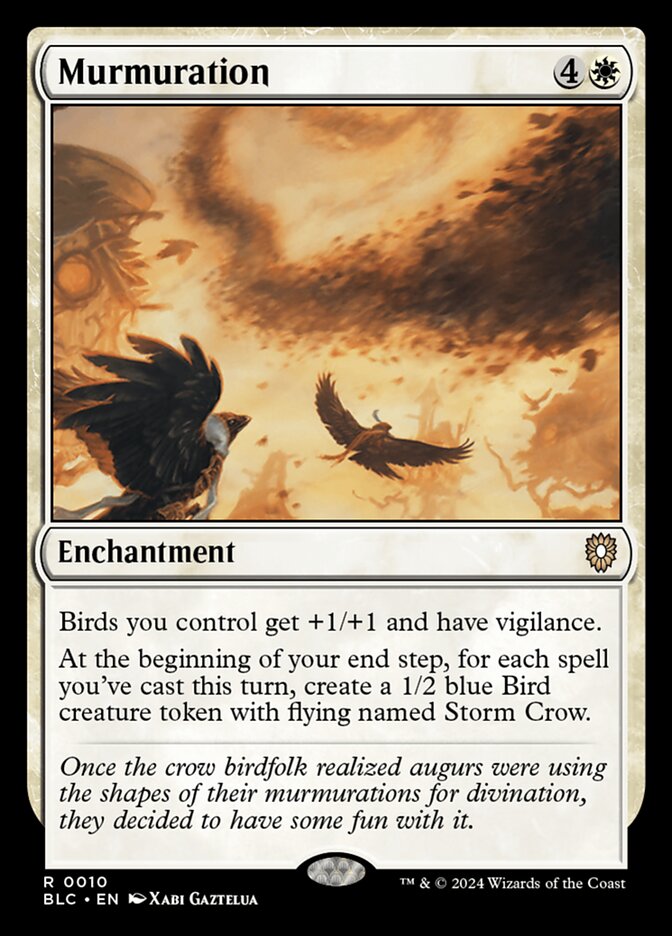 Murmuration - carta Magic The Gathering