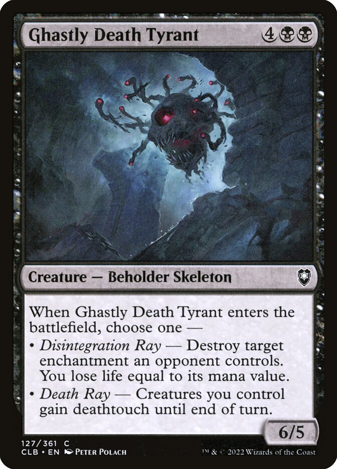 Ghastly Death Tyrant - carta Magic The Gathering