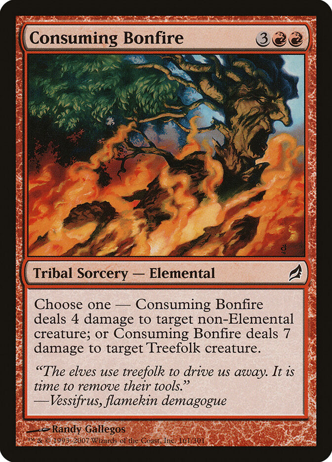 Consuming Bonfire - carta Magic The Gathering
