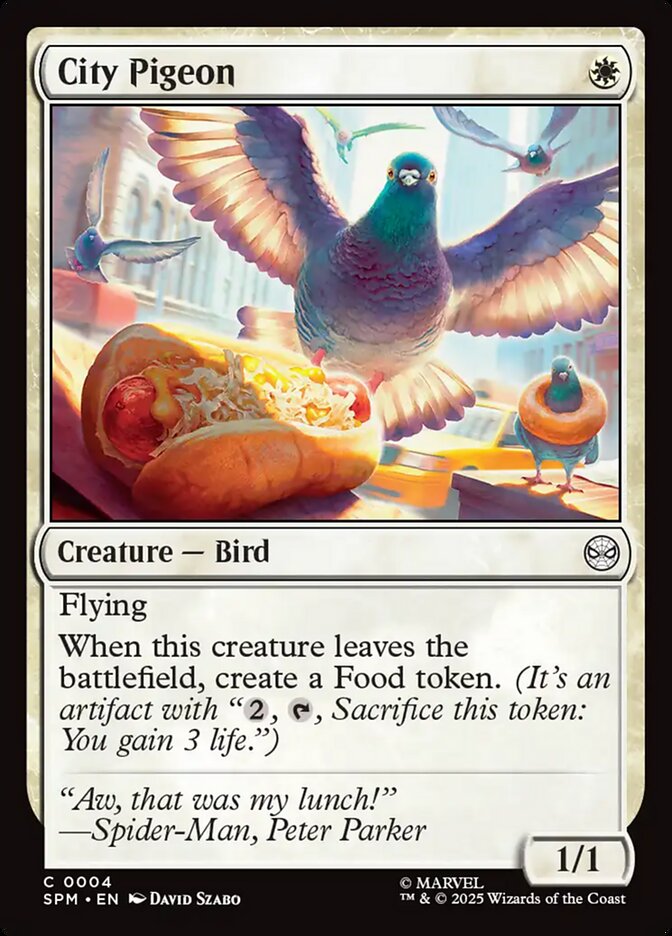 City Pigeon - carta Magic The Gathering