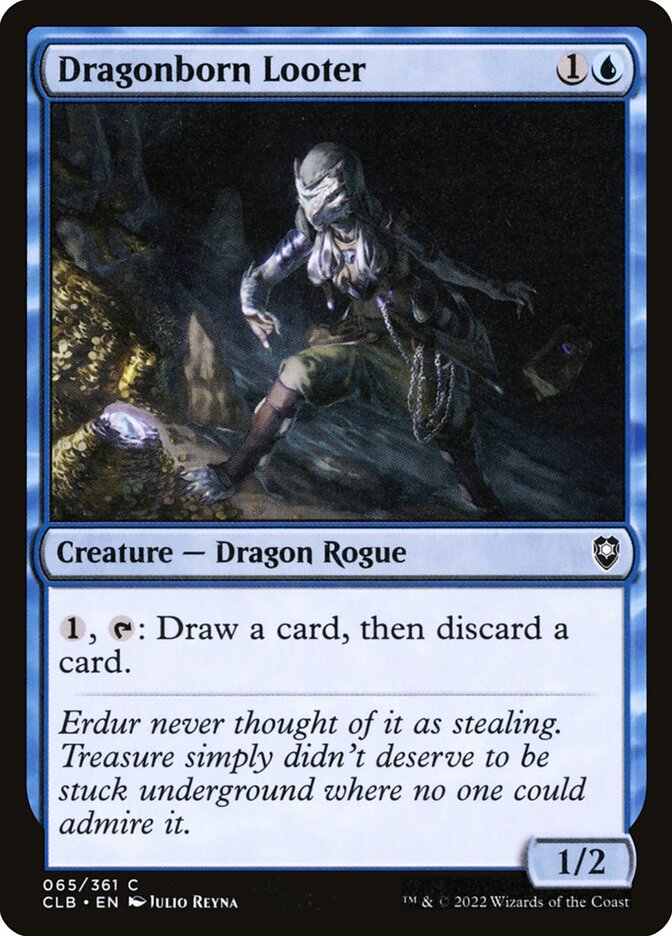 Dragonborn Looter - carta Magic The Gathering