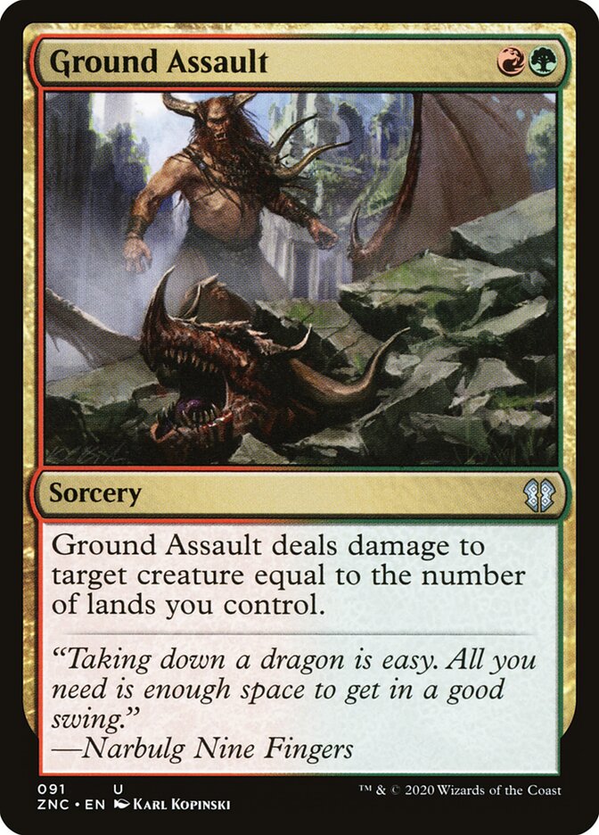 Ground Assault - carta Magic The Gathering