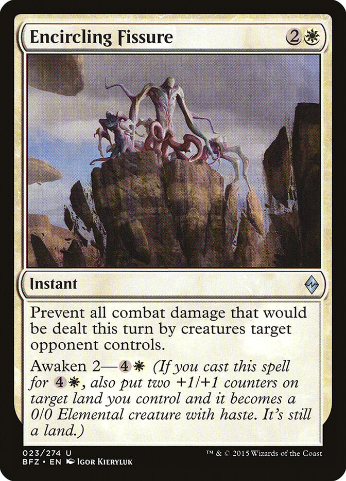 Encircling Fissure - carta Magic The Gathering