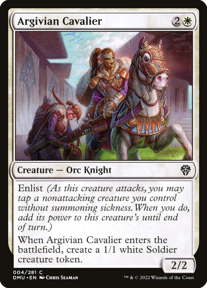 Argivian Cavalier - carta Magic The Gathering