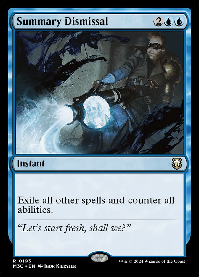 Summary Dismissal - carta Magic The Gathering