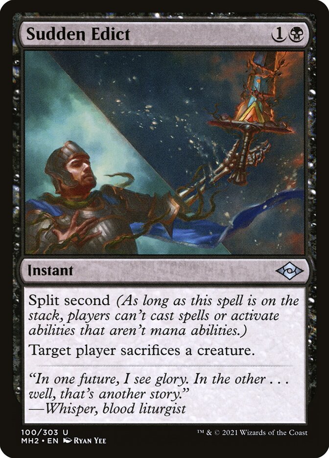 Sudden Edict - carta Magic The Gathering