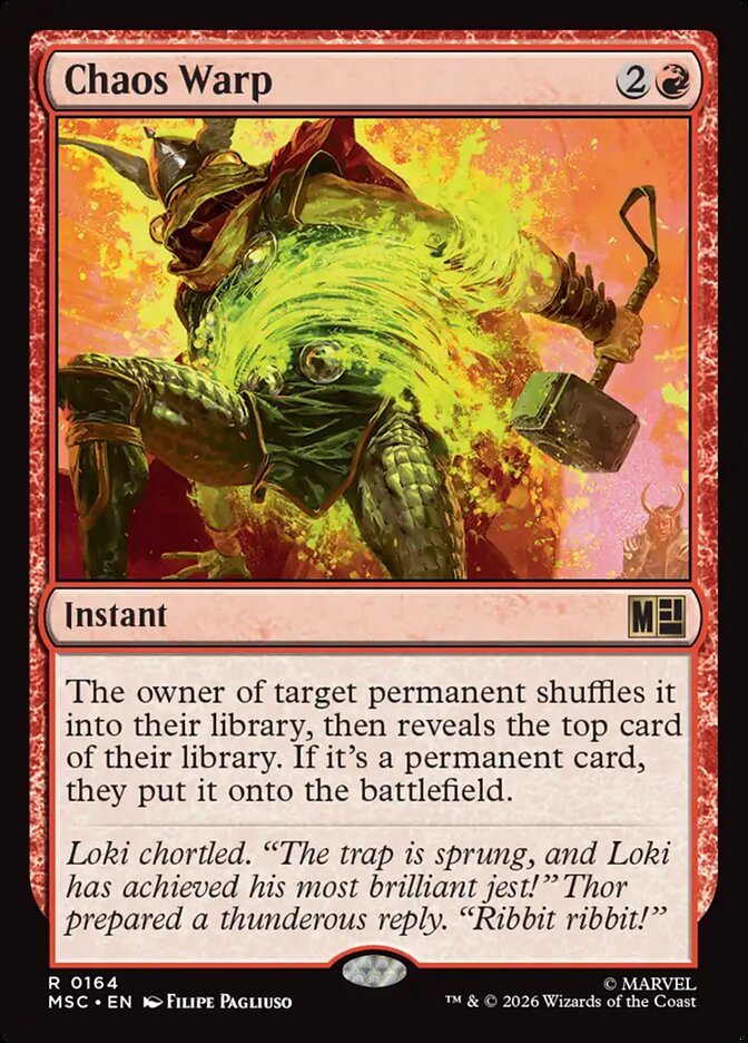Chaos Warp - carta Magic The Gathering