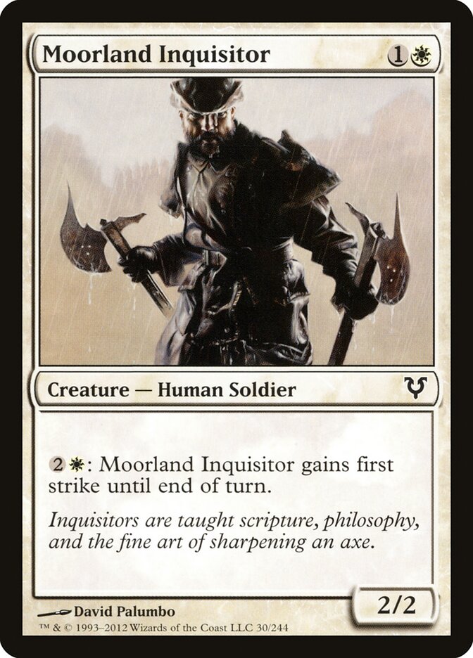 Moorland Inquisitor - carta Magic The Gathering