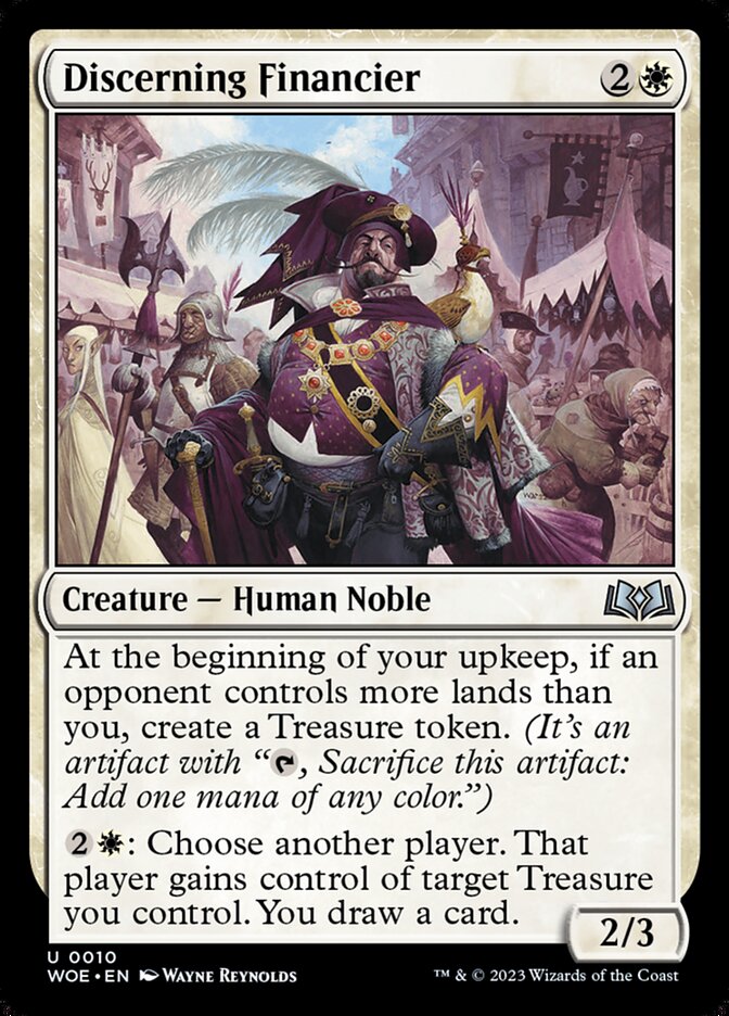 Discerning Financier - carta Magic The Gathering