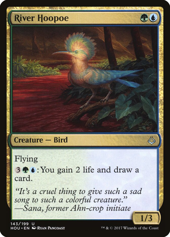 River Hoopoe - carta Magic The Gathering