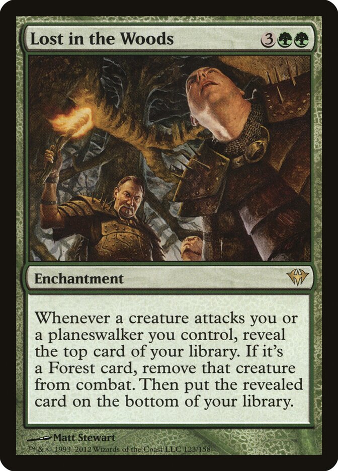 Lost in the Woods - carta Magic The Gathering