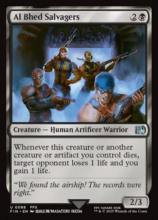 Al Bhed Salvagers - carta Magic The Gathering