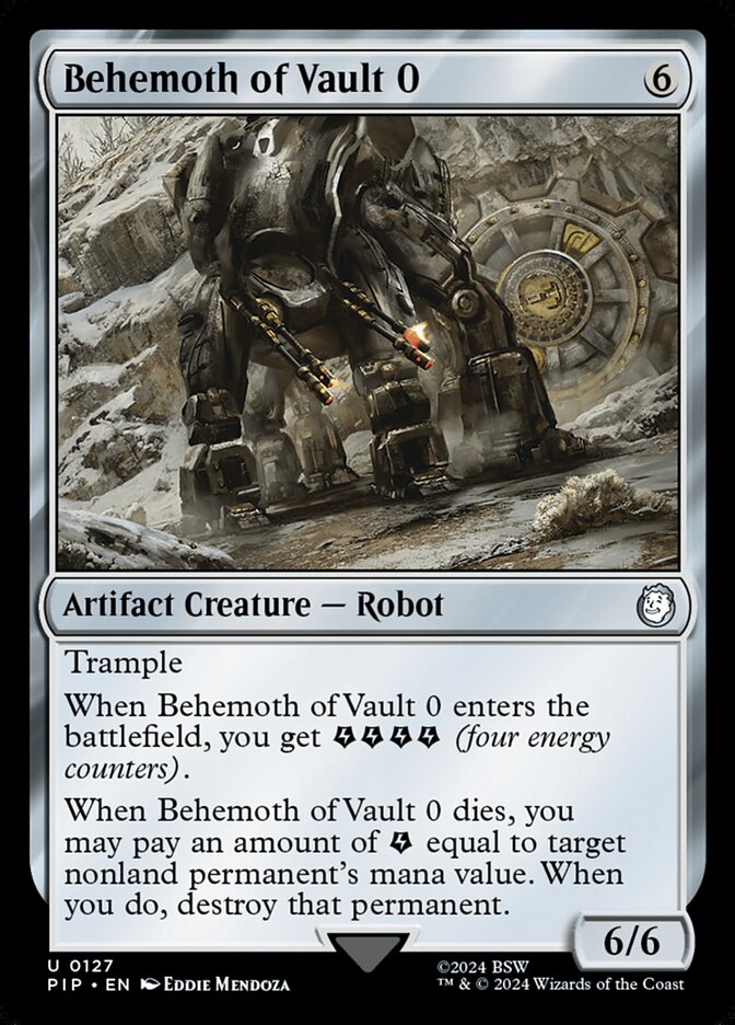 Behemoth of Vault 0 - carta Magic The Gathering