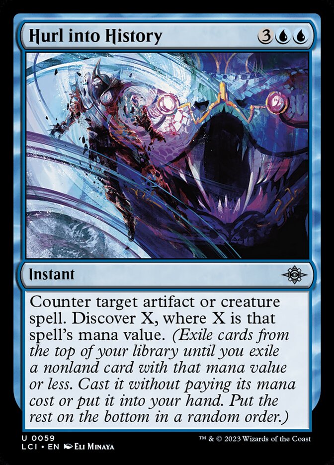 Hurl into History - carta Magic The Gathering