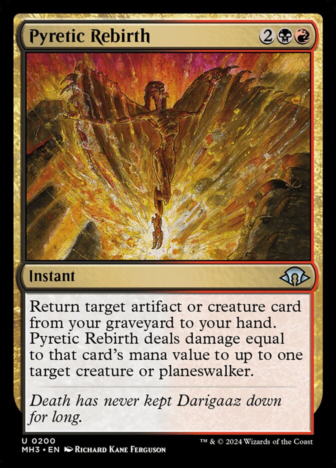 Pyretic Rebirth - carta Magic The Gathering