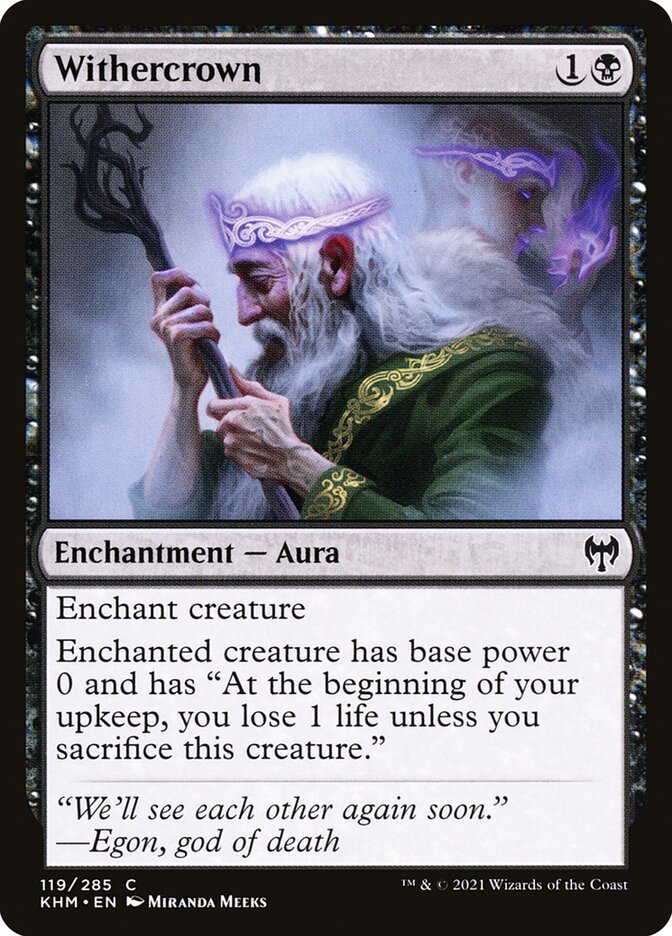 Withercrown - carta Magic The Gathering