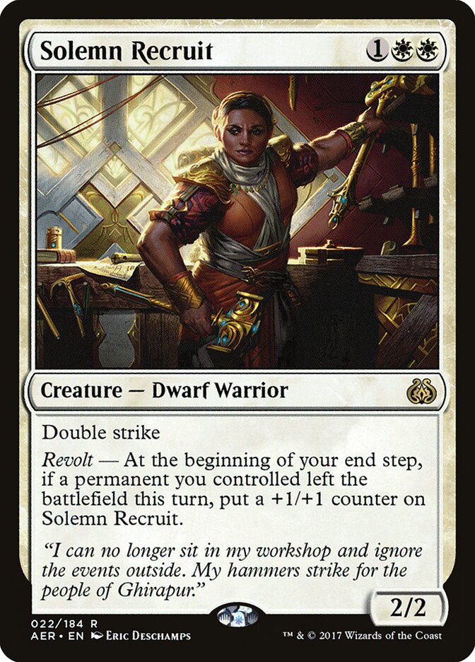 Solemn Recruit - carta Magic The Gathering
