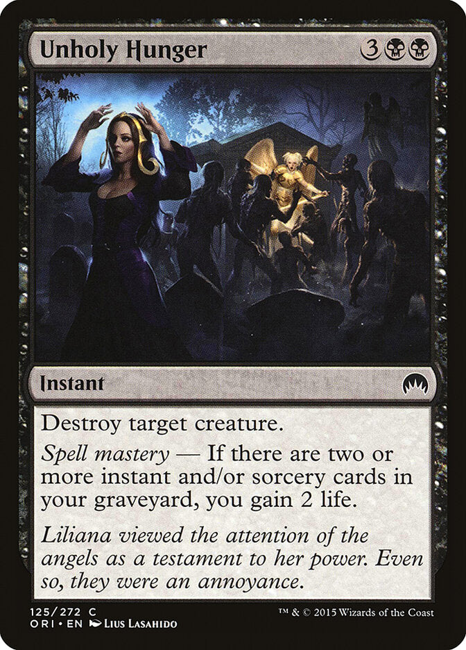 Unholy Hunger - carta Magic The Gathering